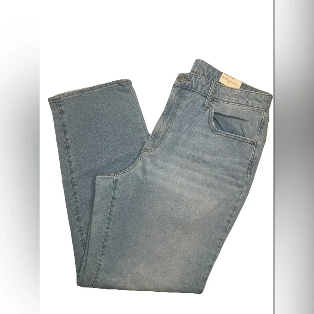 Universal Thread Women's High Waisted Straight Jeans 90's  Comfort Stretch 17 R - Picture 3 of 12